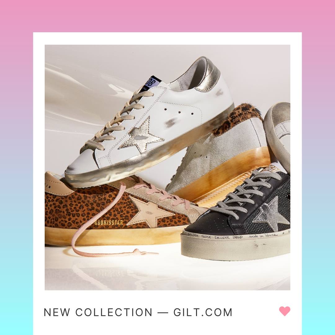 Range Models of Golden Goose Sneakers at Gilt